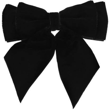 VALICLUD Stilvolle Fliege Brosche für Frauen, vielseitig verwendbar, Kragennadel & Brosche, Dekoration, Zubehör für und Outfits, Schwarz , 10.00X10.00X2.00CM