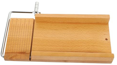 MAGICLULU Cortador De Queso Con Alambre Tabla De Cortar Queso De Madera Rebanador De Alimentos