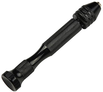 LIFKOME Trapano a Mano Con Morsa a Perno Regolabile in Acciaio Temprato, Mini Trapano Di Precisione Per Modellismo e Hobby Su Legno, Resina, Gioielli e Plastica