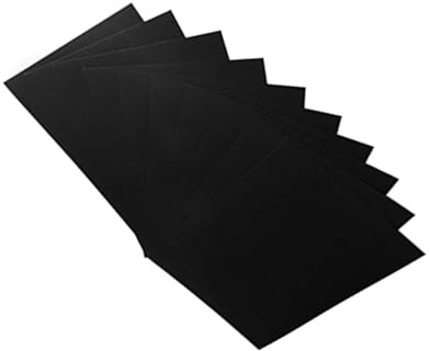 SEWOART 50stücke Schwarz Kraftpapier Pappe Karton Blank Für Visitenkarten Scrapbooks Und Diy Zubehör