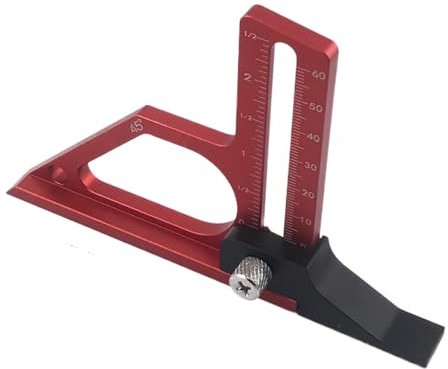 Table Saw Gauge Woodworking Tool Setting Gauge with Scale