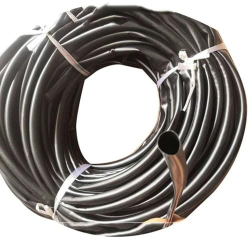 Guaina in PVC nero da 10 m, guaina flessibile in PVC, guaina per cavi, isolamento per motociclette, resistenza al calore, telaio per tubi, 7 mm, 10 m
