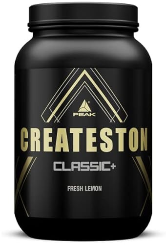 PEAK Createston Classic+ - 1648g Geschmack Fresh Lemon I Post Workout I ALL in One I über 60 Schlüsselsubstrate I mit Whey Isolat, Hydrolysat, Kollagen I Creatin I Kohlenhydratmatrix I Muskelaufbau
