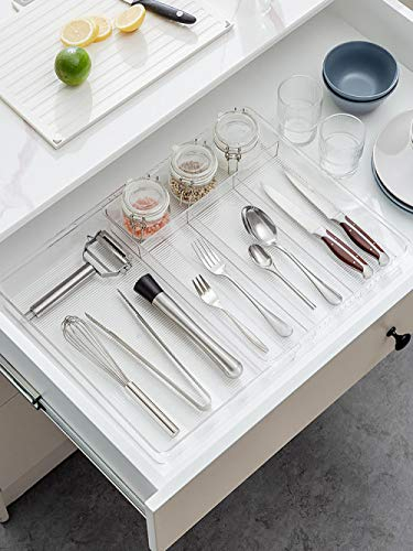 Tableware Storage Box Cassetto Home Cucina Tableware Separatore Utensili da cucina Utensili per ufficio Scatola di separazione senza chiuso