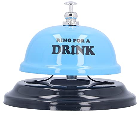 Duokon Serviceruf Klingel für Den Portier Küche Restaurant Bar Klassischer Concierge Hotelbenutzung (Blau)