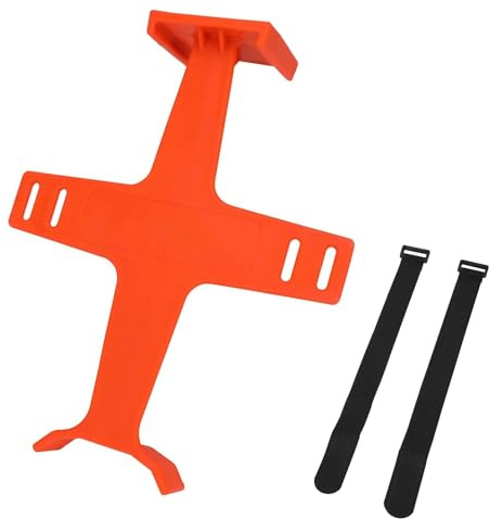 IUVWISN Support de fourche Moto 11.2 pouces Protège-fourche avant avec 2 sangles Universel pour Dirt Pit Bike Motocross (Orange)