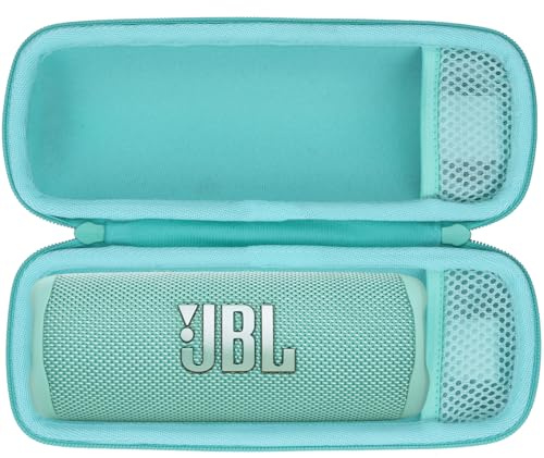 Lebakort Hard Case Compatible with JBL Flip 7 6 5 4 Waterproof Portable Speaker (Teal Case)