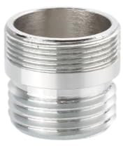 Wasserhahn-Adapter M16/M18/M20/M22/M24/M28/M32 Außengewinde auf 4 Punkte G1/2 Außengewinde Grobgewinde Messing Wasserhahn Filter Zubehör Badezimmer Garten Wasserhahn Adapter, 1 Stück(M22-4 Points G1/2