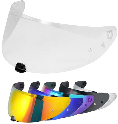VCOROS Visiere Casque pour i70 i10 HJ-31,Visière de Casque de Moto | Bouclier Facial de Moto, Accessoires de Remplacement