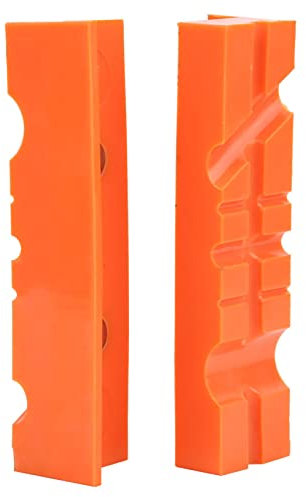 Weiche TPU-Magnet-Schraubstockschutzbacke, Hochkompatibles Multi-Slot-Design, Eingebetteter Magnet. Schutzbacke Zum Halten von Holz, Metall, Kunststoff (4.5)