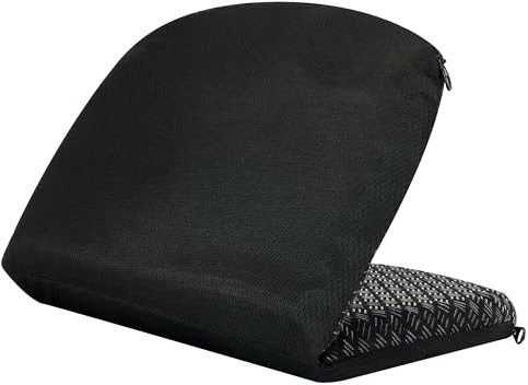 Gel Seat Cushion, Foldable Airplane Seat Cushion, Non-Slip Seat Pad for Sitting Comfort, Portable Car Seat Cushion, Chair Cushion, Cushion Pad for Home, Office, Plane, Travel (36*24.5*2.5cm)