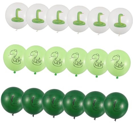 HEMOTON Schlangenballon-set 18-teilig Tierballons Für Partys Dekorationen Mit Schlangenmotiv Einfach Aufzubauende Partydekorationen