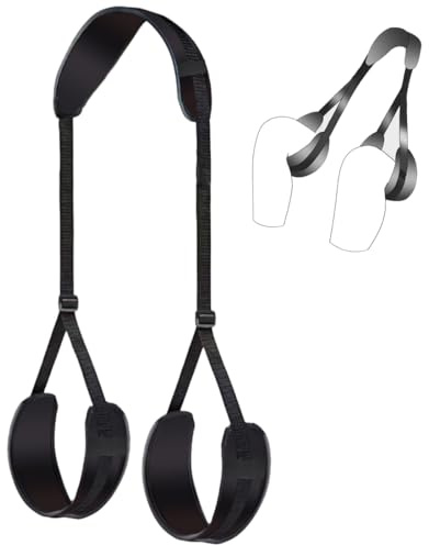 HQRKOTM ̲̅S̲̅ẹ̲̅x̲̅ ̲̅ Cinghia Da Yoga in Nylon Nero, Essenziale Per Il Fitness, S-M