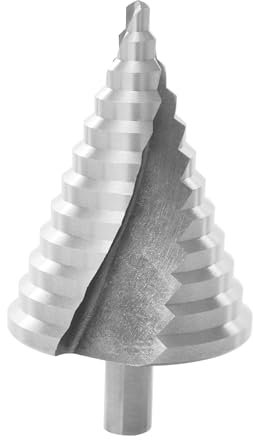 HSS Spiralnut Stufenbohrer mit Titanbeschichtet Ø 6-60mm Kegelbohrer Konusbohrer für PVC Holz Kunststoffe
