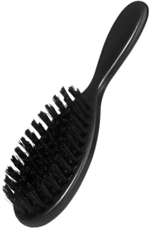 DECORNIJIA Multifunktionale Bartbürste Klein Für Herren Haarstylingbürste Aus Robustem Kunststoff Friseursalon Bartpflege Nacken Und Halsstaubbürste Für Präzises Styling Mit Ergonomischem Griff