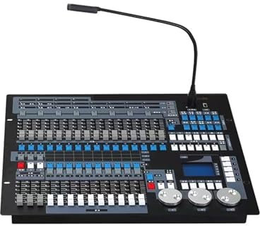 DMX-Controller, Dmx Controller 1024 Konsole Bühne Bar Lichtsteuerung Konsole mit Flightcase-Verpackung für volle Kontrolle(Carton packing)