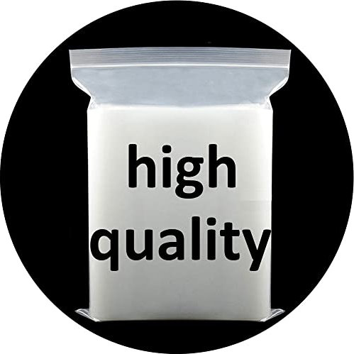 Resealable Clear Plastis Bags, Large Polythene Zipper Bags, Large Storge Bags - 10.2x14.9 Inch/ 26x38cm, 50Pcs