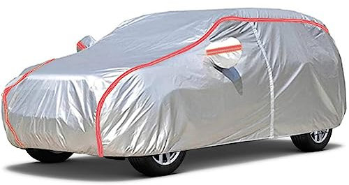 autoabdeckung vollgarage für Volkswagen Sharan 1 (2005 Facelift) 2.8 V6 (2004-),autoabdeckung Stoff Auto abdeckplane autohülle autogarage(Color:SR,Size:Single Layer)