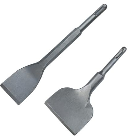 SDS Plus - Scalpello angolato per piastrelle, 165 mm x 75 mm e 200 mm x 40 mm, per mattoni, piastrelle in ceramica