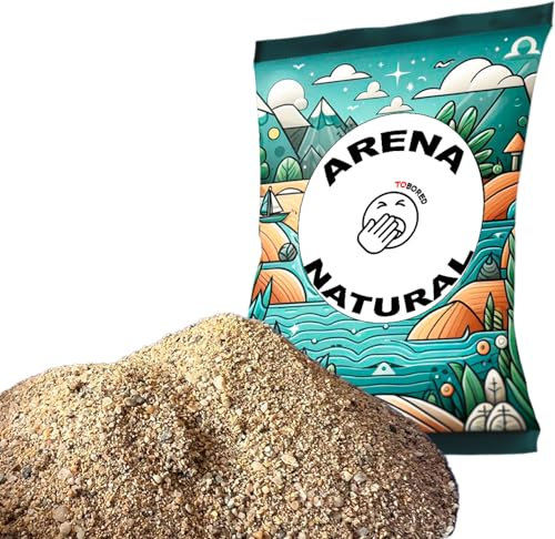 Tobored Saco de Arena 30 kg. Es Arena de Playa Muy Fina 100% Natural 0,1-0,8 mm Arenero Infantil, Belenes, Arenero Niños...