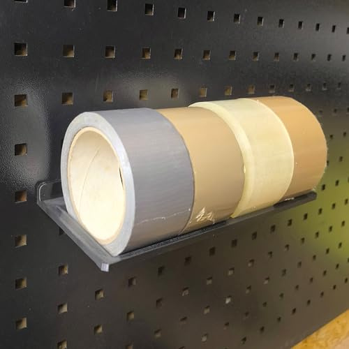 Holzwurm Klebeband Wandhalter für Güde Lochwand, 4 Rollen à 50mm, Made in Germany