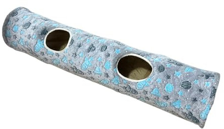 Großer Katzentunnel | Lange Katzentunnel-Spielzeugröhren – Katzentaschenspielzeug, unterhaltsames Katzenspielzeug, Katzenspieltunnelspielzeug, gerader Crinkle-Tunnel für drinnen und draußen