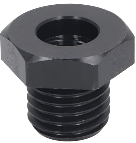 Lybunair Drehmaschinen-Spindelspindeladapter, 25 mm Außen- auf 18 mm Innengewinde, Konstruktion aus legiertem Stahl für Bearbeitung und vielseitige Drechselprojekte