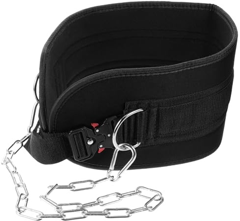 BESPORTBLE Schwerlast Trainingsgürtel Mit Robuster Metallkette Elastischer Fitnessgürtel Für Herren Muskelaufbau Und Gewichtheben Bei Sport Und Krafttraining