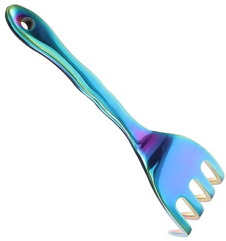 SHINEOFI Rastrello Da Giardino in Piccolo Rastrello Manuale Per Giardinaggio Coltivatore Denti Portatile Per Dissodare e Pulire Foglie