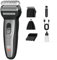 Yineel Tondeuse Cheveux Hommes, Tondeuse Barbe Homme Professionel, Rasoir Electriques Hommes, Sans Fil Tondeuse Precision Rechargeable, Silencieuse pour les Enfant et la Famille