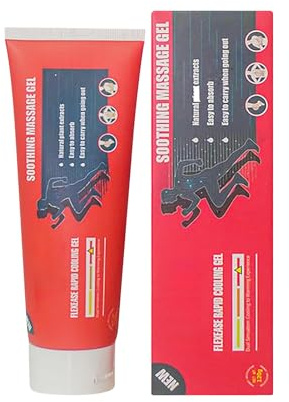 Crema Articular Absorción Rápida, Calmante, Larga Duración, No Grasa | Gel De Masaje De Rodilla Para Lesiones Deportivas, Distensión Muscular, Espalda, Rodilla, Cuello, Hombro