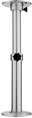 lxrnqcey Adjustable Table Pedestal, 18-27.5inch Aluminum Alloy Table Base Kit, Detachable Tables Base Stand Leg for Boat Yacht RV Motorhome Caravan