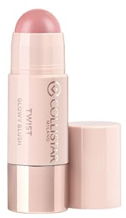 Collistar Twist Glowy Blush Stick Gesicht Augen Lippen, Cremiger 3-in-1 Blush-Stick mit Hyaluronsäure, Aufbauende Farbe, Feuchtigkeitsspendend, Strahlendes Finish, Supernova, 5 g