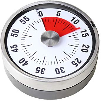 Balvi Minutero Visual Color Blanco Ideal para Cualquier Actividad Que requiera Control del Tiempo Cue