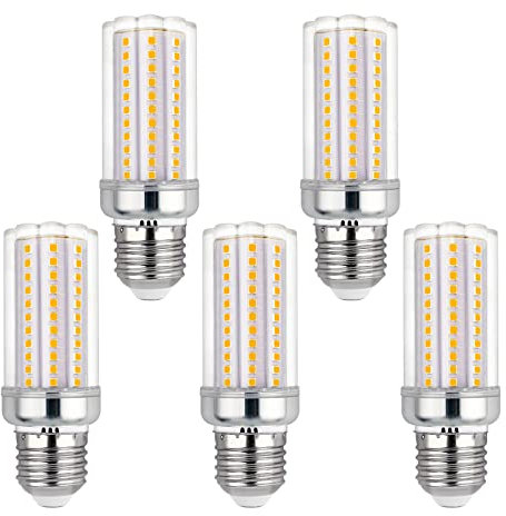 Akynite Lampadina LED E27 16W Luce Naturale 4000K, 2000 Lumen, AC 220V, Equivalente Alogena E27 150W 120W, Non Dimmerabile, Lampade LED Mais Attacco E27 Naturale per Plafoniera, set di 5