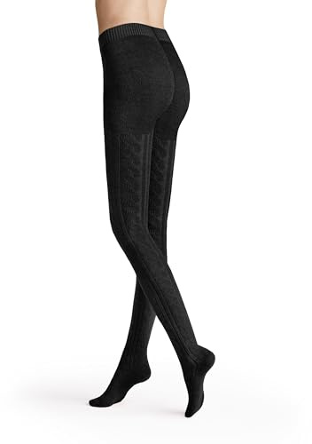 Hudson WINTER PLAIT SH, Collant in maglia da donna Donna, Black,