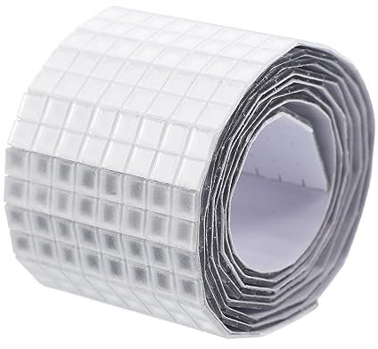 TEHAUX 2rollen Selbstklebende Mosaikfliesen Aus Acryl Spiegel-mosaik Wandsticker Für Küche Bad Schlafzimmer Silberne Quadratische Dekoration Für -projekte Und Handarbeiten