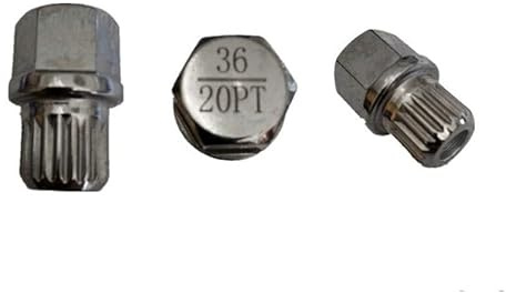 M&S Security Master Anti Theft Car Locking Wheel Nut Bolt Key Replacement For MINI One Cooper Bmw ABC36/20 20 Spline