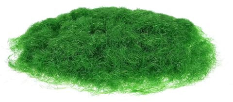 QUARKZMAN Static Grass, Nylon Kunstrasenpulver 5mm 4 x 30g Künstlicher Rasen Modell für Zuglandschaft Eisenbahn Sandboden, Hellgrün, Packung mit 4