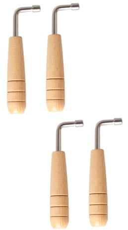 TOGEVAL 4stücke Stimmwerkzeug Ergonomischer Tuning Schlüssel Für Präzise Klangjustierung Für Harfenliebhaber Und Musiker