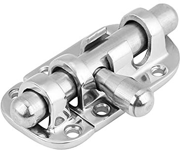 60mm/110mm Stainless Steel Marine Boat Door Window Lock Latch Slide Barrel Bolt Clasp(60mm)