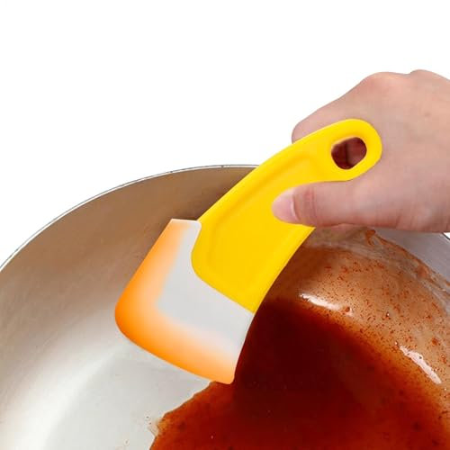 Pan Grattoir | Outil de grattoir de four non rayé | Grattoir pour casseroles antiadhésif | Grattoir de nettoyage, Grattoir de cuisine multifonctionnel, Grattoir pour casseroles et casseroles,