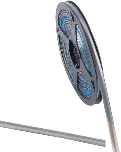 GORGECRAFT 6m x 8mm Mildewproof Gap Tape Self-Adhesive Decorative Sealing Tape Ceramic Tile Caulk Strip Gray Waterproof Floor Edge Sealant Trim for Ceiling Kitchen Sink Stove Wall Corners Bathtub