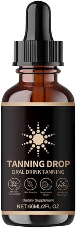 Gocce autoabbronzanti senza sole - lozione idratante per abbronzatura progressiva - 60 ml prodotto viso correttore tono durevole per tutti i tipi di pelle senza effetto strisce, per matrimoni estivi