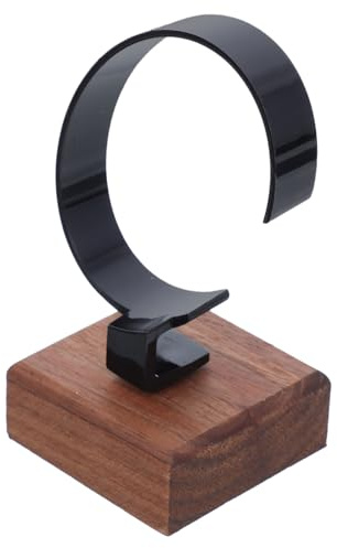 Hemobllo Supporto Espositore Orologi Polso in Legno con C Organizer Protettivo Antiscivolo per Orologi e Design e Resistente