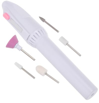 BESTYASH Machine à Polir Les Ongles Électrique Portable Mini Stylo De Manucure Pratique Sans Batterie Ponceuse Multifonction Pour Modelage Gravure Limage Polissage Des Ongles Faible Bruit