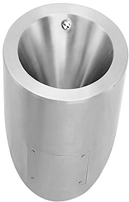 Urinario de pared para hombre de acero inoxidable con sensor automático inteligente - Ideal para baños públicos en bares y espacios comerciales - Solución de baño moderna