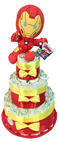 Dodot The Avengers Iron Man Gâteau à couches Taille 2 (3-6 kg))