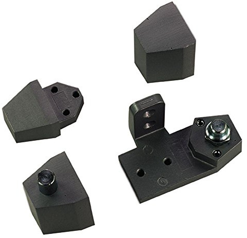 Arch/Vistawall Style TOP & Bottom Pivot Hinge Set for Commercial Adams Rite Type Storefront Door, Choose Handing & Finish (Left Hand in Dark Bronze)