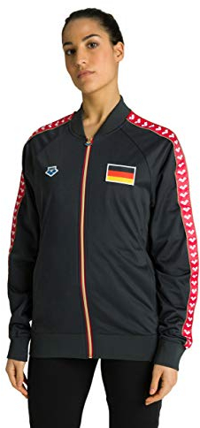 arena Relax IV Team Jacket Nations Unisex, Ash Grey Germany, XXS